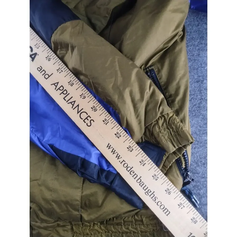 VTG 80s 90s Mountain Goat Ski Jacket Coat Pockets Men's Large Full Zip